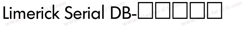 Limerick Serial DB字体转换